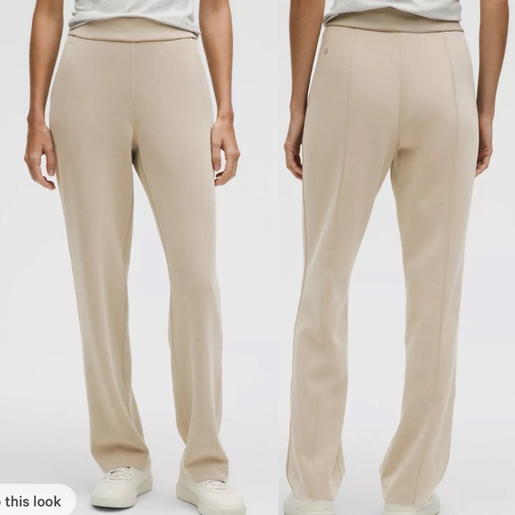 lululemon athletica Pants - NWT Sheer Oak Lululemon Softstreme High Rise HR Straight Leg Pant Regular 31”